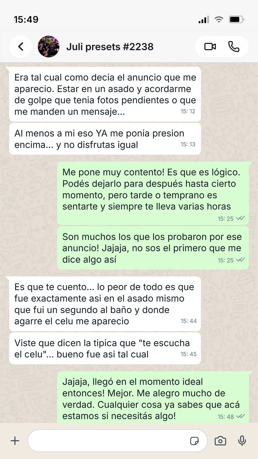 Testimonio de cliente
