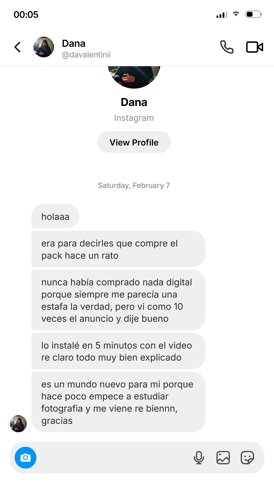 Testimonio de cliente